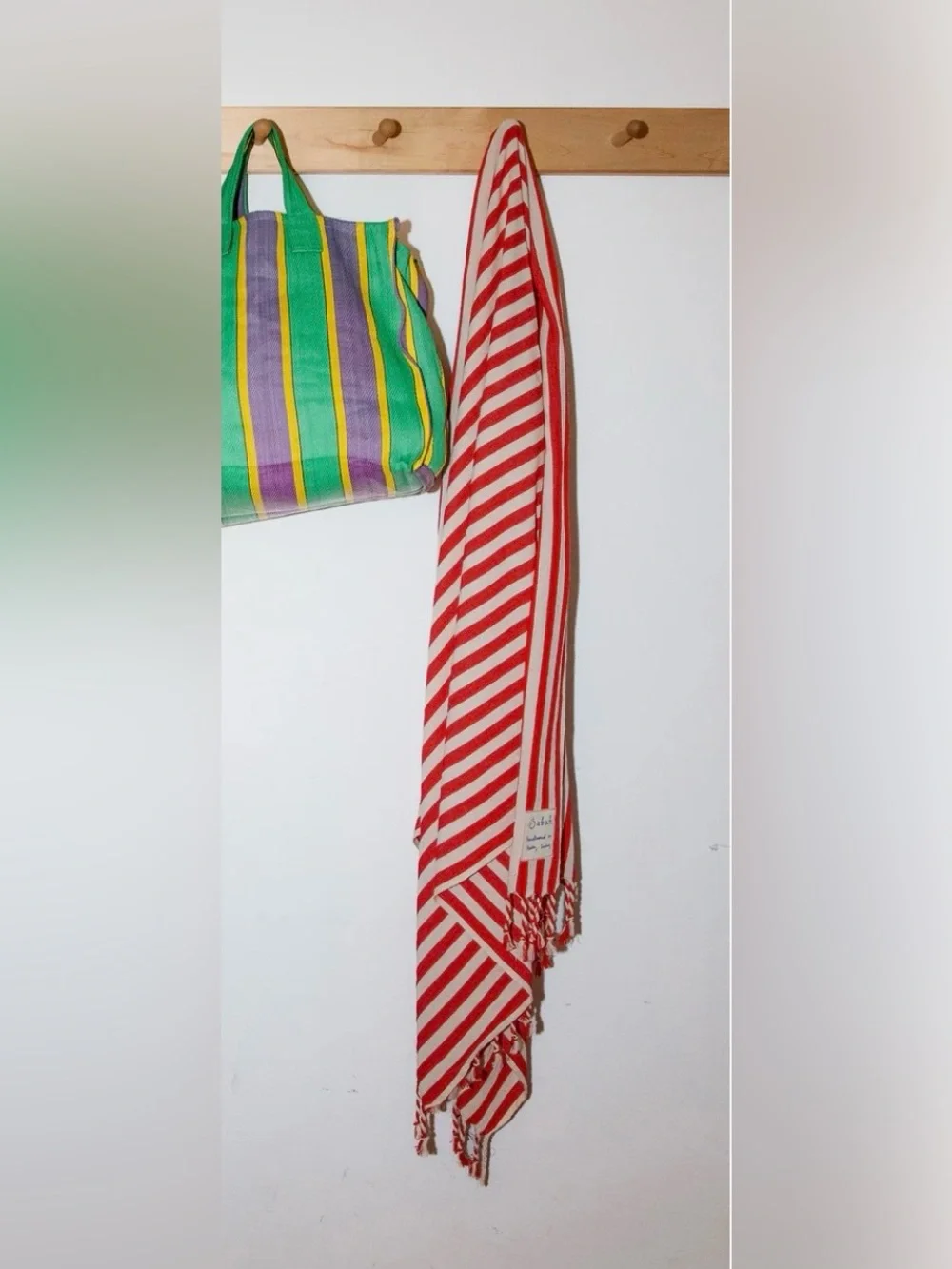 SABAH Peshtemal Fethiye Turkish Handloomed Cotton Striped Towel #0501267